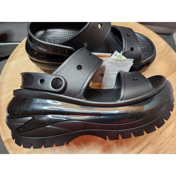 Crocs Mega Crush Sandal | Women's size 9 | Black - Picture 10 of 11